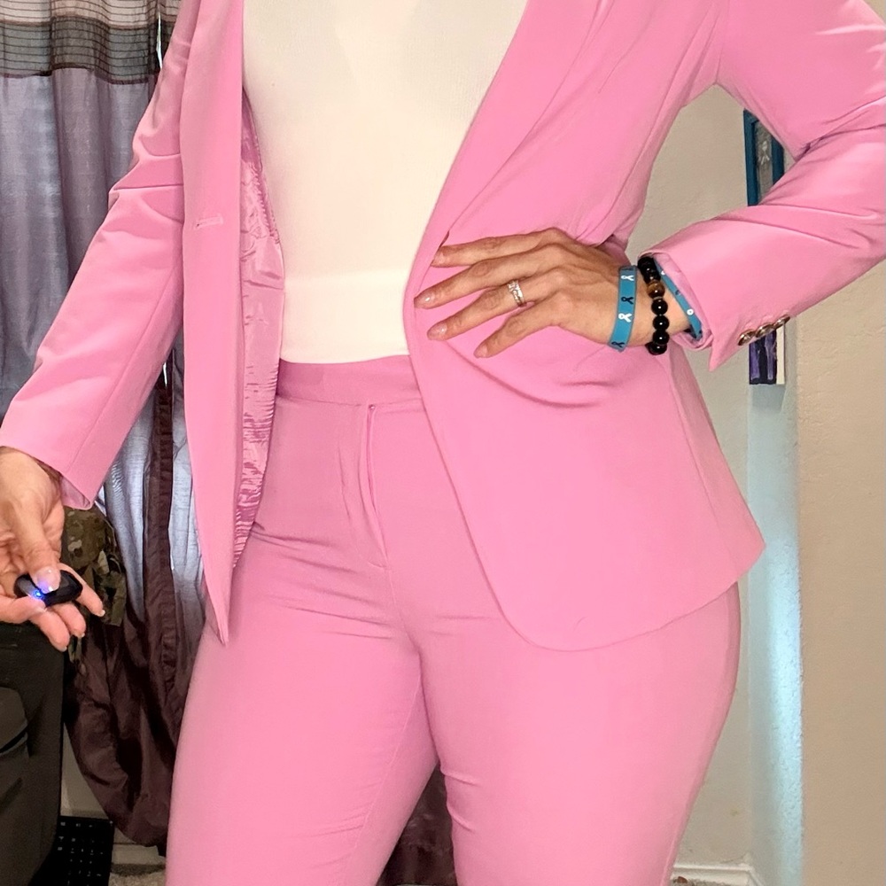 Worthington Pink Women's Blazer and Pants Set